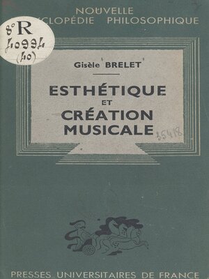 cover image of Esthétique et création musicale